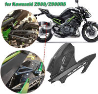 Allotmark คาร์บอนไฟเบอร์ยางล้อหลังฝาครอบ Fender Hugger Splash Guard Mudguard หน้ากากสำหรับคาวาซากิ Z900 2017 2018 2019 2020 Z 900อุปกรณ์เสริม Moto