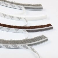 10M Brush Strip Self Adhesive Door Window Weather Stripping Sliding Wardrobe Door Sound Insulation Dust Sealing Strip