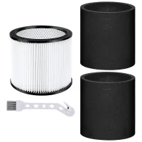 Cartridge Filter 90304 90350 90333 Replacement Accessories for Shop Vac 5 Gallon Up Wet/Dry Vacuum Cleaner, Compare to Part 9030400 &amp; 9058500