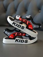 ❀ Pull back childrens sandals boys new summer 2023 soft sole non-slip boy baby sports beach sandals Jianliang