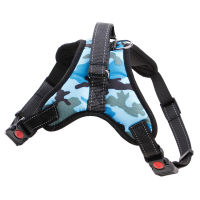 New Pet Dog Harness Vest Soft lining Adjustable Medium Large Dog Harness No Pull Vest Collar breathable Walking Training Harness