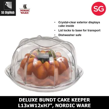 Nordic Ware Cake Keeper, Deluxe Bundt, Clear