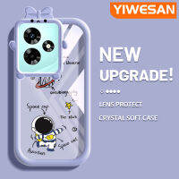 YIWESAN เคสสำหรับ Infix 30 Pro ขายดี30i ร้อน20 Play 20i ร้อน9 Play การ์ตูนน้อยน่ารักลายตุ๊กตาลวดลายน่ารักขอบนุ่มเคสกันกระแทกใสนิ่มเคสโทรศัพท์ซิลิโคนหนาทนทานต่อการตก