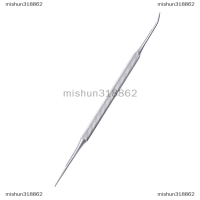 mishun318862 1pcs Double ended pedicure แฟ้มซาตินขอบคุด Toe NAIL Lifter