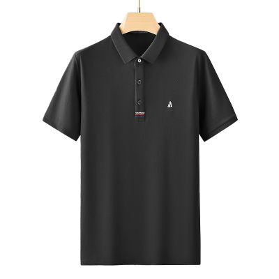 Original Shanshan summer short-sleeved polo shirt three-dimensional texture simple fashion casual all-match mens POLO top clothes