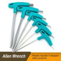 T-shaped Allen Wrench 7 Non-slip Hexagon Wrench Wholesale Plastic Handle Crutch Type Allen Wrench Nails Screws Fasteners