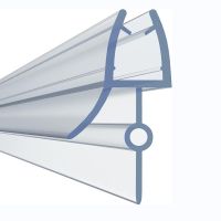Shower Screen Seal Strip PVC Door Bath Shower Seal Strips for 4 6mm Glass 23mm Gap Glue free Waterproof Weatherstrip 40 50
