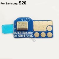 Aocarmo ชิ้นส่วนอะไหล่สำหรับ Samsung Galaxy S20/S20/S20บวก/S20u โมดูลไมโครโฟน Mic Flex Cable ลดเสียงรบกวน