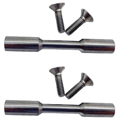2X Titanium Alloy Bicycle Rear Fork Pivot Assembly and Bolts Set for Bike /3Sixty BIke Parts