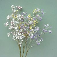 【hot】✥  NEW Rich babysbreath branch plastic Artificial flowers Wedding garden decoration outdoor flores fleur artificielle