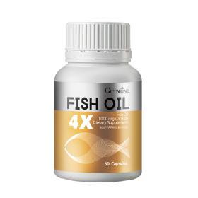 น้ำมันปลา 4 เอ็กซ์ (ขนาด 1,000 มก. บรรจุ 60 แคปซูล) - Fish Oil 4X (1,000 mg., Contains 60 capsules)