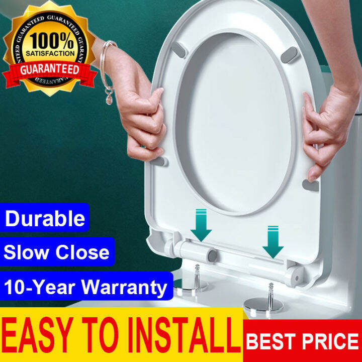 【1year warranty 】Toilet Seat Cover takip ng bowl sa Toilet Cover Seat