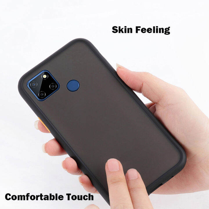 antontree-case-for-realme-c12-c25-c25s-narzo-20-narzo-30a-phone-case-skin-feeling-ultra-thin-matte-pc-hybrid-color-soft-silicone-frame-shockproof-protection-back-cover-case