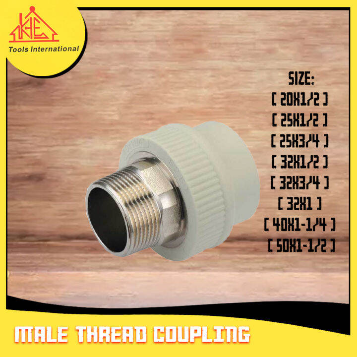 Ppr Supreme Fittings Male Thread Coupling Lazada Ph