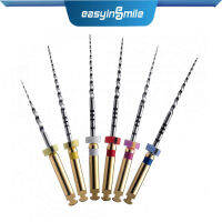 6ชิ้นแพ็ค EASYINSMILE ทันตกรรม Endo ไฟล์ NITI โรตารี่ขนาดใหญ่ Endodontics Taper SX S1 S2 F1 F2