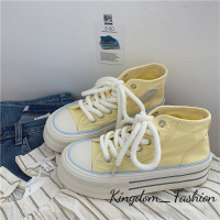 Kingdom_Fashion ยอดนิยม รองเท้าผู้หญิง รองเท้าผ้าใบ รองเท้าสุขภาพ รองเท้าแฟชั่น สง่า ด้านล่างที่ยืดหยุ่น ทันสมัย เหมาะ สม FYD2390VV3 39Z230925