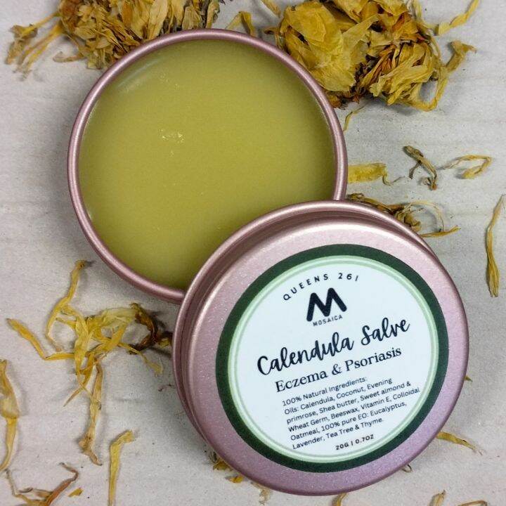 Calendula Salve Eczema & Psoriasis Balm 20g 100 Natural Ingredients