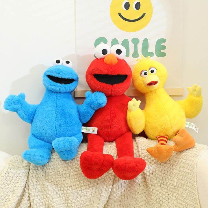 yf-sesame-street-plush-toys-elmo-cookie-monster-big-bird-stuffed-dolls-gift-for-kids-home-decor-throw-pillow-toys-fy