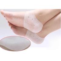 1Pair Silicone Insole Socks Pedicure Foot Care Protector Cracked Moisturizing Back Heel Skin Orthopedic Insoles Shoes Accessories