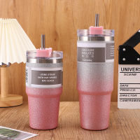 30oz Tumblers Bottle Tumbler Insulated Mug With Straw Lids 304 Stainless Steel Vacuum Insulat Thermal Water Bottle for Car