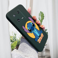 เคสโทรศัพท์ PMP สำหรับ Xiaomi Redmi 12C Redmi 11A Xiaomi 13 5G 13 Pro 5G เคสโทรศัพท์ลายการ์ตูนสติทช์เคสป้องกันทนแรงกระแทกกล้องคลุมทั้งหมดปลอกซิลิโคนน้ำทรงสี่เหลี่ยมดั้งเดิม