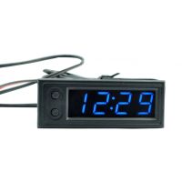 ❆❍☒ Car 3-in-1 Digital Clock Thermometer Voltmeter Automobile