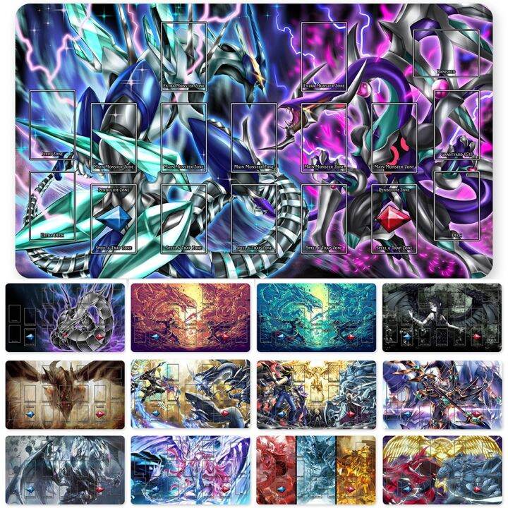 【CW】 OCG Blue-eyes Dark Magician Monsters Playmats Compatible for ...