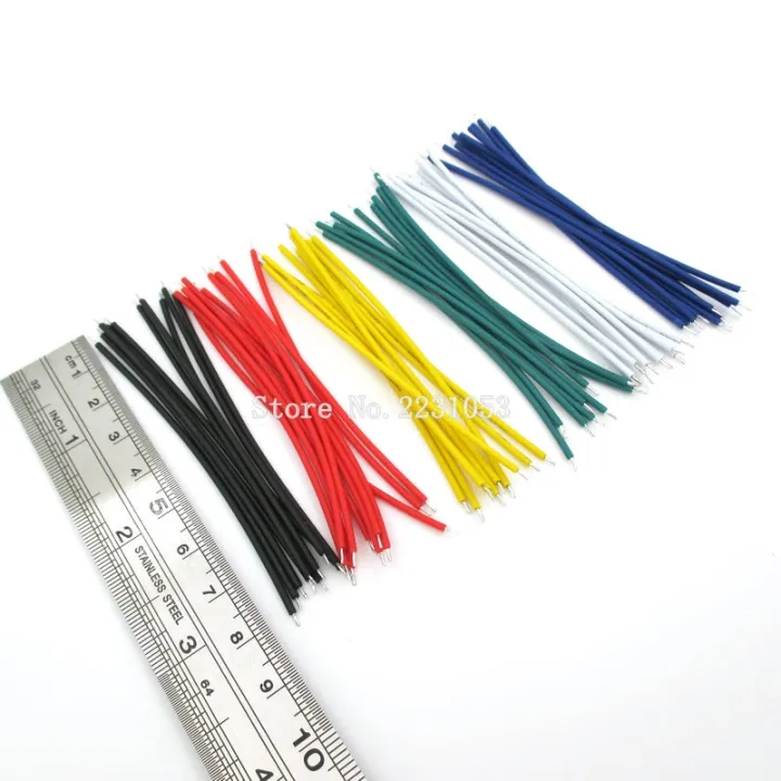 100pcs-lot-tin-plated-breadboard-pcb-solder-cable-24awg-8cm-fly-jumper-wire-cable-tin-conductor-wires-1007-24awg-connector-wire