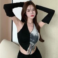 ชุดเดรสสั้น Bodycon เปิดไหล่ Halter เซ็กซี่สําหรับสตรี