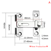 New Production? กลอนล็อกบานพับสแตนเลสสตีลสำหรับประตูบานเลื่อนอุปกรณ์ฮาร์ดแวร์ประตูหน้าต่างเพื่อความปลอดภัยที่บ้าน