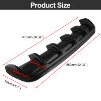 2022ใหม่ทนทาน25 "X 5" Universal Car Kit ด้านหลังกันชน Trim Shark Fin สปอยเลอร์ Lip Diffuser Automoble กันชน Protector