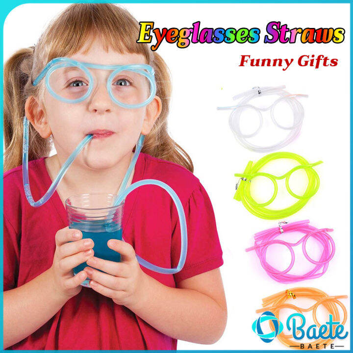 Drinking Straw Eyeglasses