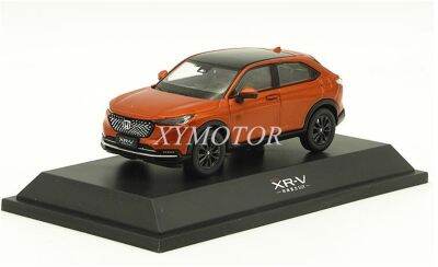 1/43 For Honda XRV XR-V SUV 2023 Metal Diecast Model Car Toys Gifts Hobby Display Ornaments Collection Orange