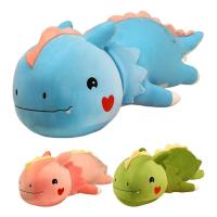 Plush Dinosaur Cute Dino Plushie Dolls Throw Pillow 31.5inch Realistic Soft Stuffed Weighted Dinosaur Doll Gift Dolls For Kids Boys Girls cool