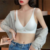 ECMLN Bras แบบไม่มีรอยต่อสำหรับผู้หญิงเซ็กซี่ Push Up Bralette หญิงกลับ Hollow Out Breathable Brassieres สุภาพสตรีชุดชั้นในชุดชั้นในแบบใกล้ชิดนุ่ม