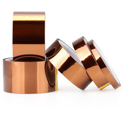 High Temperature Tape 3D Printing Adhesive Paper Thermal Transfer Brown Gold Finger Tape Polyimide Tape Adhesives Tape