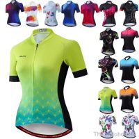 【hot】№▫  2022 Cycling Jersey Mountain Road MTB Top Female Shirt Short Sleeve Racing Riding Clothing Blouse tops