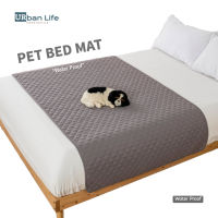 URBANLIFE Waterproof Bedspread on The Bed King Size Bed Cover Quilted Mattress Pad Washable Mattress Protector Dog Bed Linen