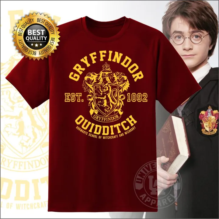 GILDAN HARRY POTTER Shirt Hogwarts Shirt Griffindor Quidditch T Shirt