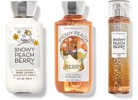 Bath &amp; Body Works กลิ่น Snowy Peach Berry  กลิ่นหอมออกใหม่ช่วงเทศกาลคริสมาสต์  ใหม่แท้ 100% จากอเมริกา