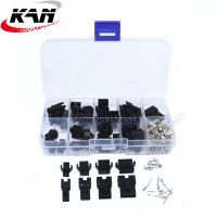 200PCS 2.54mm Dupont Terminal Male/Female Pin SM2.54 Cable Plug 2/3/4/5 Pin Electrical Jumper Header Housing Wire Connector Kit