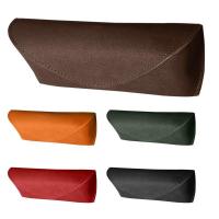 Leather Car Sun Visor Glasses Case Organizer Auto Eyeglass Storage Box Holder Sunglasses Clip For Car Interior Accessories Eyewear case