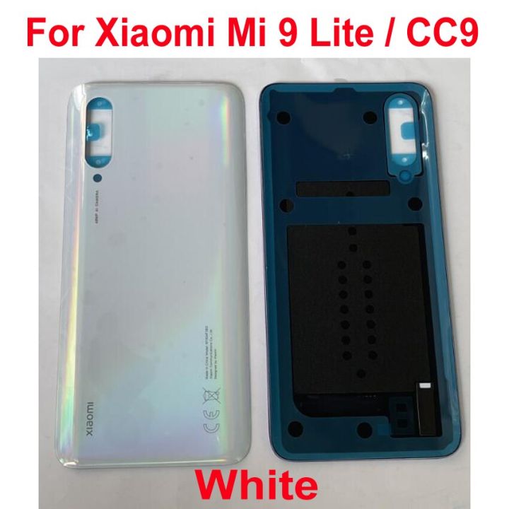 original-mi9-lite-glass-back-battery-cover-housing-door-rear-case-for-xiaomi-mi-cc9-cc-9-lid-phone-shell-with-adhesive-tape-replacement-parts