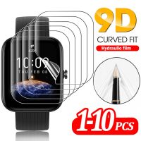 For Amazfit Bip 3 Bip 3 Pro Smart Watch Ultra Clear Anti-Scratch Soft TPU Hydrogel Film Screen Protector Not Tempered Glass Cases Cases