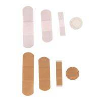 【LZ】✖✽❇  100 pçs/set remendos de cor da pele pvc respirável band aid várias formas ferida curativo gesso para ataduras de primeiros socorros woundplast