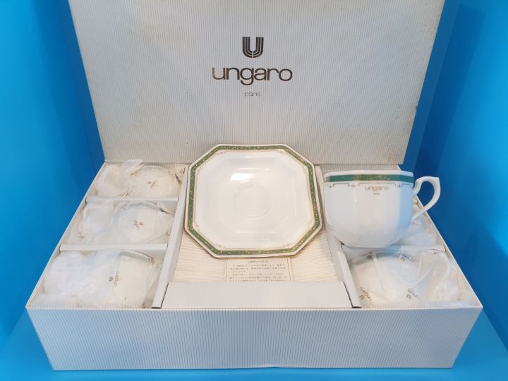 UNGARO PARIS 🇫🇷 Tea/Coffee Cup & Saucer | Lazada