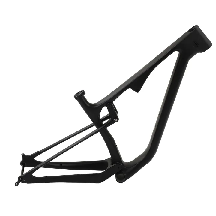 Carbon Fiber Mountain Bike Frame 17in 29ER Full Suspension Shock