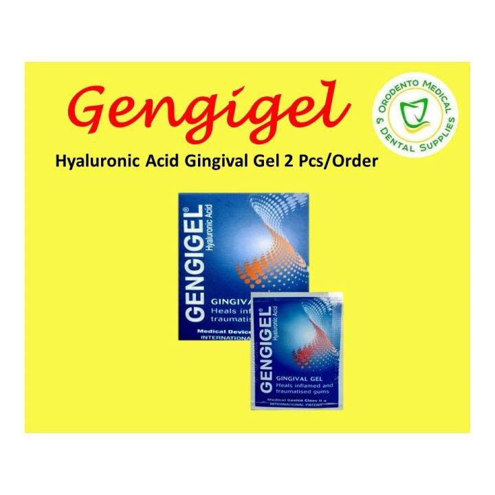 Gengigel Hyaluronic Acid Gingival Gel 1ml For bleeding gumsloose gum