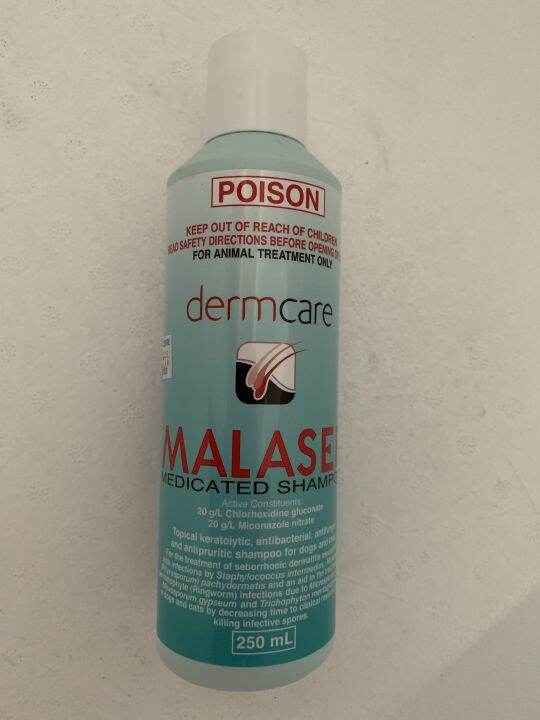 Malseb Shampoo (Medicated Shampoo for Cats/Dogs) Fungus/Bacteria 250ml