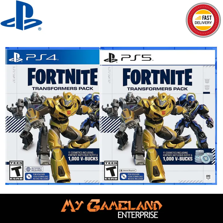  Fortnite - Transformers Pack - PlayStation 4 : Video Games